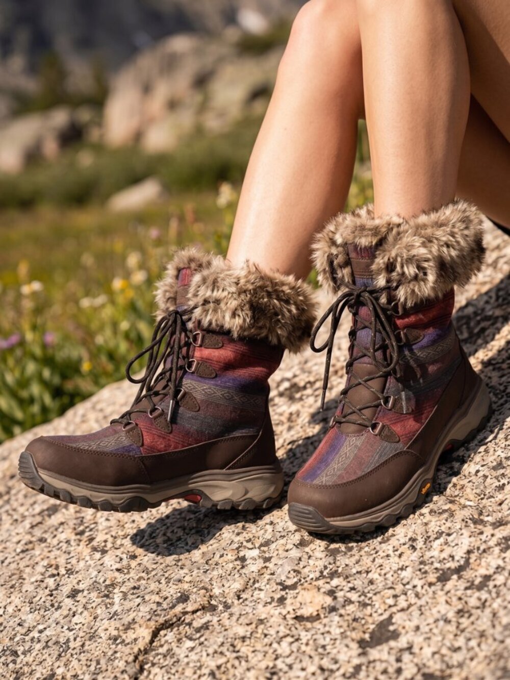 Eddie Bauer Solstice Fur winter boots